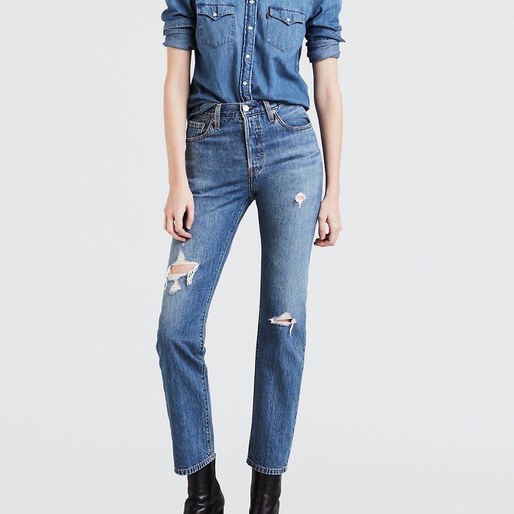 Levi’s 501’s Original Time Lapse High Waisted Jean - Picture 3 of 8
